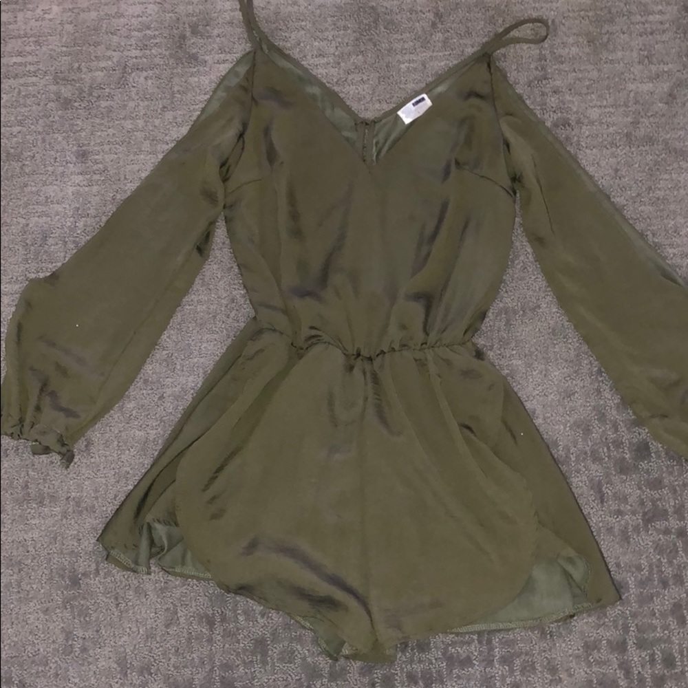 Cut off sleeve romper